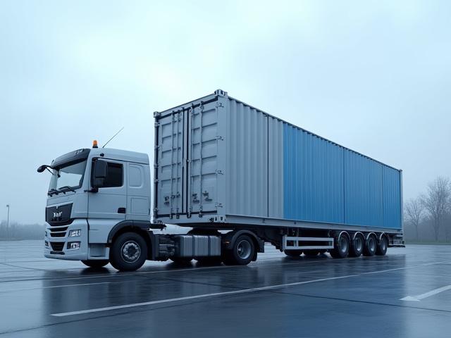 Prefabricated modular data center unit being transported