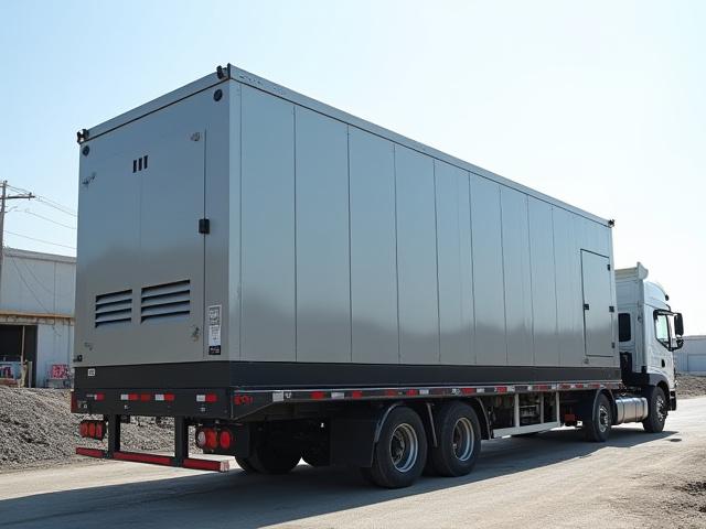 Heavy duty power generator for data center backup systems during delivery
