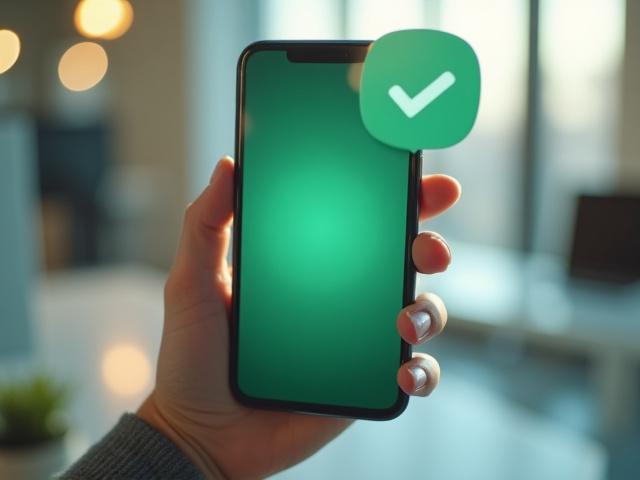 Smartphone displaying logistics alert notifications
